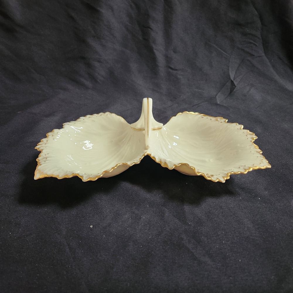 Vintage Lenox Monticello Leaf Divided Dish